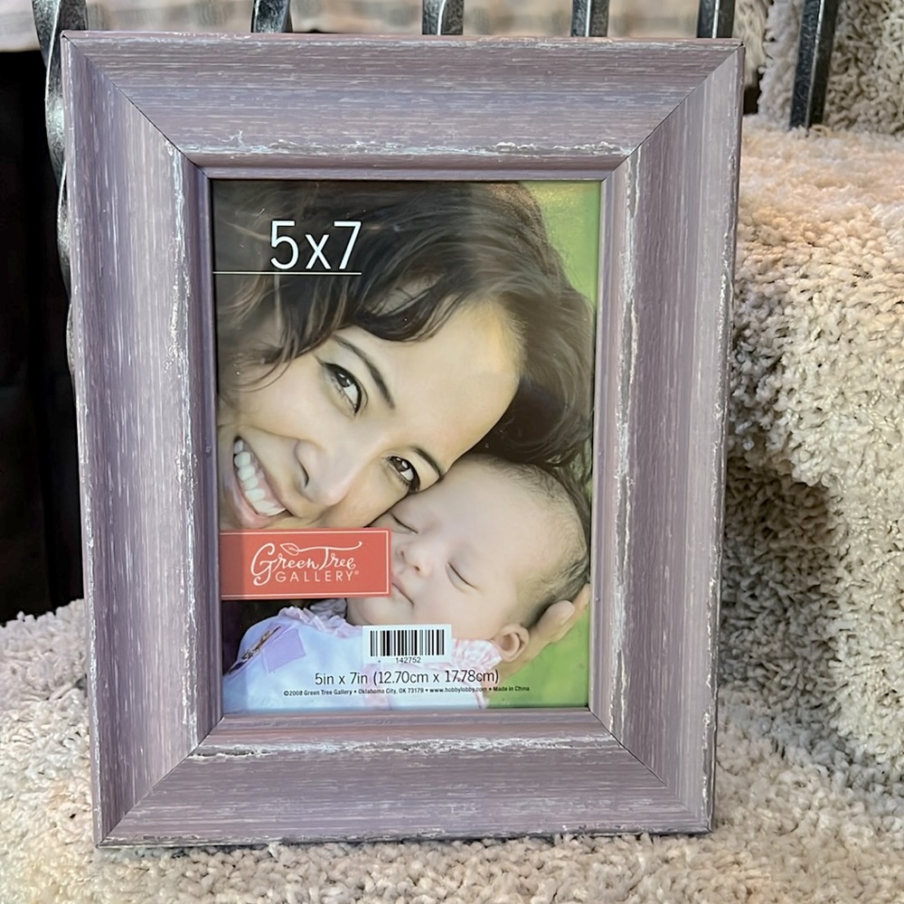 NWT GREEN TREE GALLERY Heather Distressed Picture Frame - 5 x 7